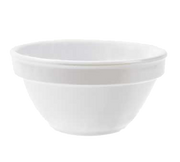 G.E.T. BC-170-DW Diamond White 8 oz. White Melamine Bouillon Cup | Case of 48