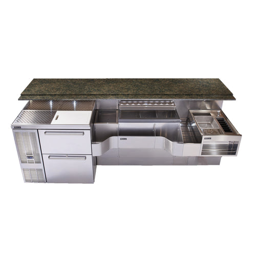 Perlick PTE68-B-WF Underbar Combo Sink