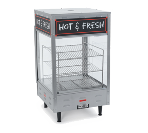 Nemco 6454-2 19" 3 Shelf Pass Thru Heated Merchandiser