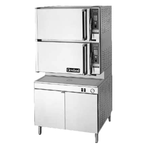 Cleveland ConvectionPro 36CEM1648 36" Double Deck Electric Steamer | 16 Pan Capacity