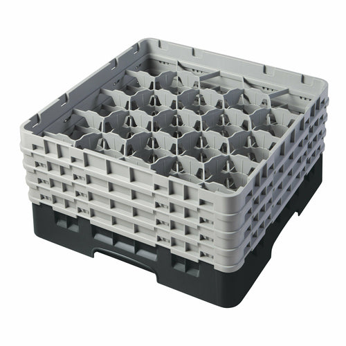 Cambro 20S800 Camrack 20 Compartment Glass Rack w/ 4 Extenders