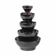 Thunder Group 3703TM 3 1/4" Dish Saucer, Tenmoku 2 oz. | Case of 12