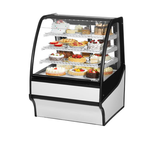 True Mfg. TDM-R-36-GE/GE-B-W Refrigerated Bakery Case