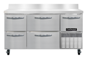 Continental Refrigerator FA60NBS-D Freezer Counter, Work Top