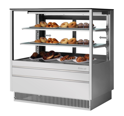 Turbo Air TCGB-48UF-DR-W(B) Non-Refrigerated Bakery Case