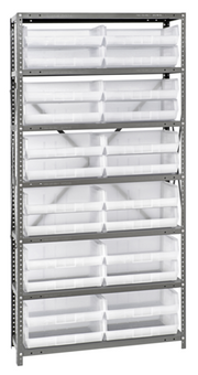 Quantum QSBU-245CL Shelving Unit, Solid Flat