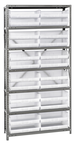 Quantum QSBU-245CL Shelving Unit, Solid Flat