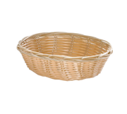 Tablecraft 2471 7" Oval Handwoven Bread Basket | Multiple Color Options