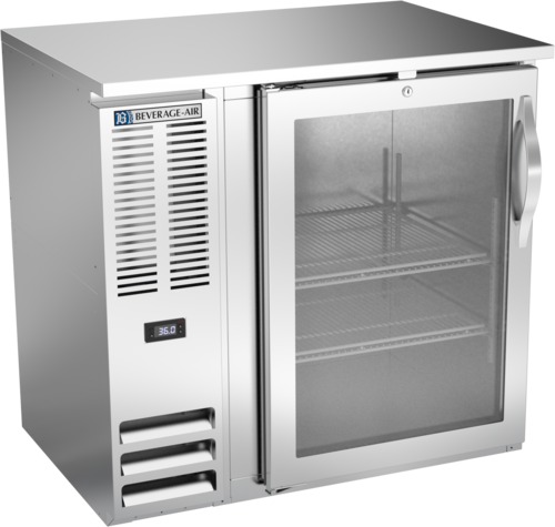 Beverage Air BBN36HC-G-B Back Bar Cooler