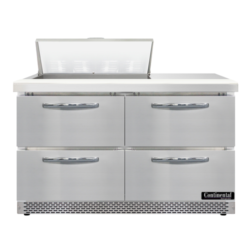 Continental Refrigerator D48N8-FB-D Refrigerated Counter, Sandwich / Salad Unit