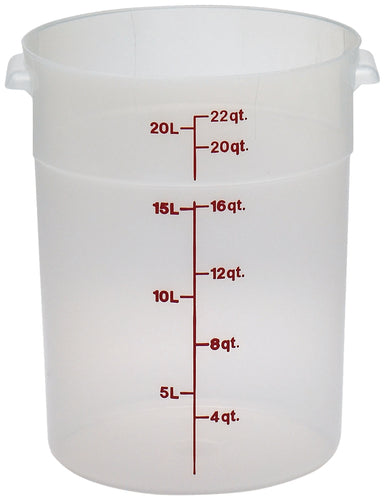 Cambro RFS22PP190 22 qt. Round Storage Container