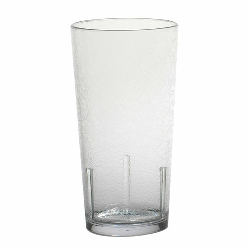 Cambro D16 Del Mar 16 oz. Crackled Plastic Tumbler Cup