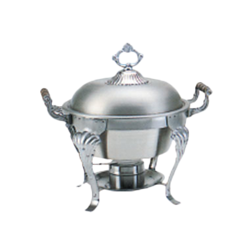 Thunder Group SLRCF8632 Deluxe Round Chafer w/ Wood Handle | 5 Qt.