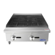 Atosa CookRite ATRC-24 24" Heavy Duty Radiant Gas Charbroiler | 70,000 BTU