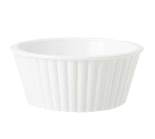 G.E.T. ER-001 1 oz Fluted Plastic Ramekin | Case of 48