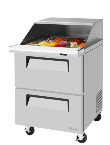 Turbo Air TST-28SD-12-D2-N-SL Mega Top Sandwich / Salad Prep Table