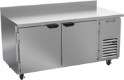 Beverage Air WTF67AHC 67" Worktop Freezer w/ 4" Backsplash | 20.08 Cu. Ft.