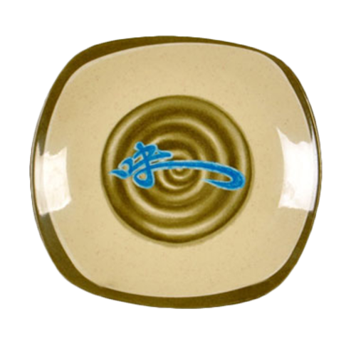 Thunder Group 1203J Wei 6" X 5 1/2" Oblong Platter | Case of 12