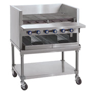 Imperial IABA-60 60" Countertop Gas Radiant Smoke Broilers | 200,000 BTU