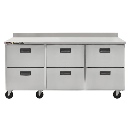 Traulsen CLUC-72R-DW-WT Worktop Refrigerator