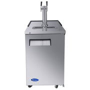 Atosa MKC23GR 23" Dual Faucet Draft Beer Cooler | (1) 1/2 Keg