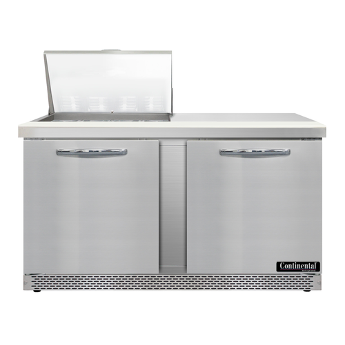 Continental Refrigerator D60N12M-FB Refrigerated Counter, Mega Top Sandwich / Salad Unit