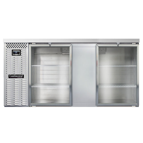 Continental Refrigerator BB69NGD Back Bar Cabinet, Refrigerated