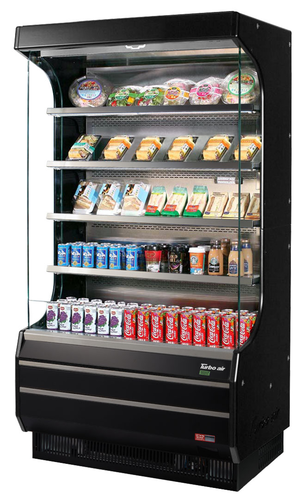 Turbo Air TOM-40W(B)-N Open Air Merchandiser