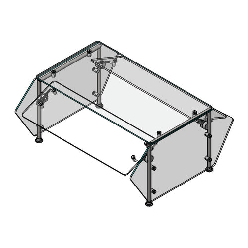 Vollrath SS-6BG-052S-LED Sneeze Guard