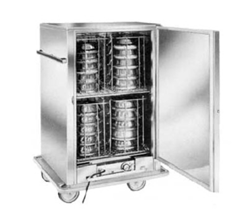 Carter-Hoffmann BB40 Classic Mobile Heated Banquet Cart | 48 Plate Capacity