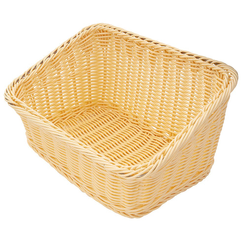 G.E.T. WB-1510 9-1/4 x 13" Designer Polyweave Rectangle Cascading Basket