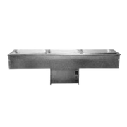 Delfield N8168NBP 3-Pan Narrow Drop-In Cold Food Well | 1/6 HP