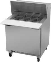Beverage Air SPE32HC-12M 32" Mega Top Refrigerated Sandwich Prep Table | (12) 1/6 Pan