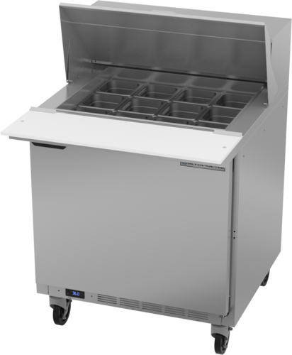 Beverage Air SPE32HC-12M 32" Mega Top Refrigerated Sandwich Prep Table | (12) 1/6 Pan