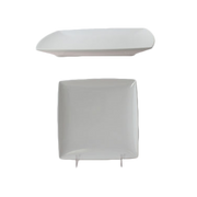Thunder Group 29006WT 1/2" Deep 6" Square Plate | Case of 12