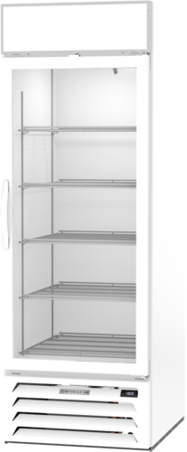 Beverage Air MMF23HC-1-B 27.25" 1 Glass Door Black Reach In Merchandiser Freezer | 23.32 Cu. Ft.