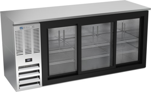 Beverage Air BBN72HC-GS-B Back Bar Cooler