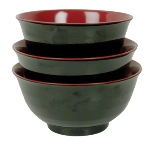 Thunder Group 5565JBR 6 1/2" Soup Bowl, Two Tone  28 oz. | Case of 12
