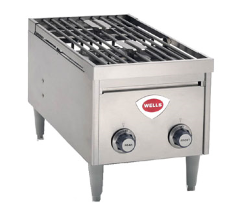 Wells H-2412G 2 Burner Gas Hot Plate | 24,000 BTU