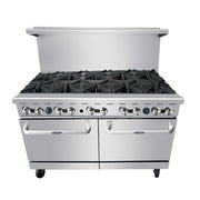 Atosa AGR-10B 60" CookRite 10-Burner Gas Range | 374,000 BTU