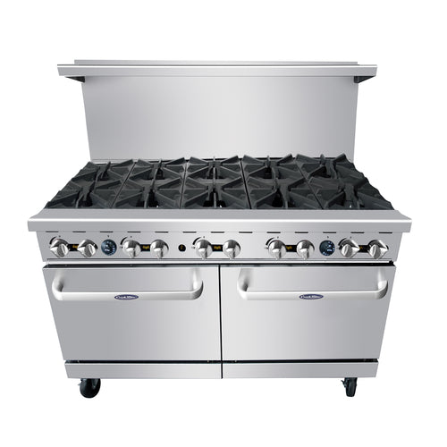 Atosa AGR-10B 60" CookRite 10-Burner Gas Range | 374,000 BTU