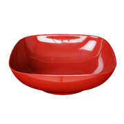 Thunder Group 128 oz. Square Passion Red Melamine Serving Bowl | Model No. PS3111RD