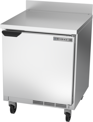 Beverage Air WTR27HC 27" Shallow Depth Worktop Refrigerator | 5.25 Cu. Ft.