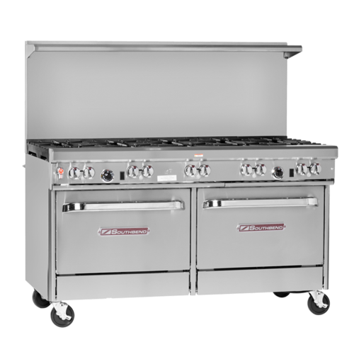 Southbend 4601AA-4T 60" 2 Burner Gas Range w/ 48" Griddle, 2 Ovens
