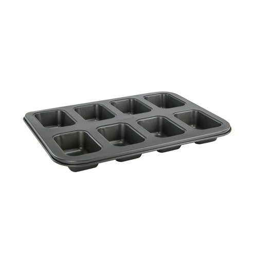 Winco HLF-8MN Mini Loaf Pan | 5 oz. Compartments