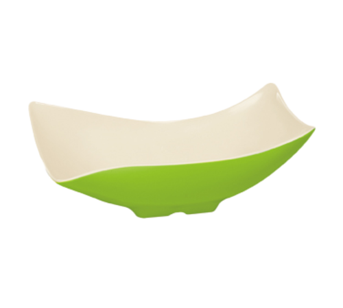 G.E.T. Keywest ML-220-KW 4 qt Rectangle Wavy Melamine Serving Bowl