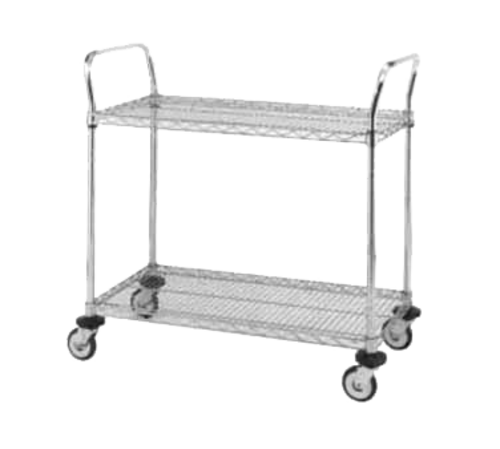 Metro MW602 2 Wire Shelves Utility Cart | 375 lb. Capacity