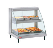 Hatco Glo-Ray GRCD-2PD 2 Shelf 33" 4 Pan Heated Countertop Display Case