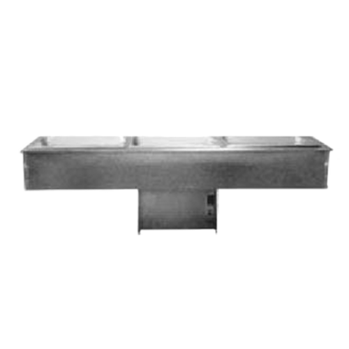 Delfield N8146NBP 2-Pan Narrow Drop-In Cold Food Well | 1/6 HP