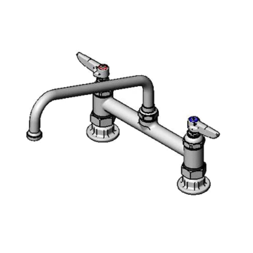 T&S Brass B-0220-061X 8" Center Deck Mount Pantry Mixing Faucet w/ 10" Nozzle